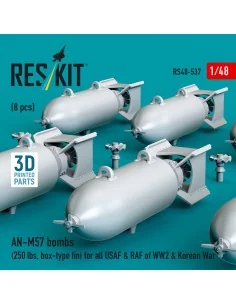 AN-M57 bombs (250 lbs, box-type fin) for all USAF & RAF of WW2 & Ko... 2