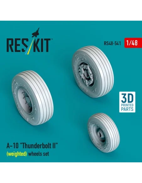 [NO_DESC] A-10 Thunderbolt II (weighted) wheels set (3D Printed), 1...