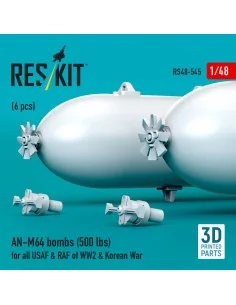 AN-M64 bombs (6 pcs) (500 lbs) for all USAF & RAF of WW2 & Korean W... 2