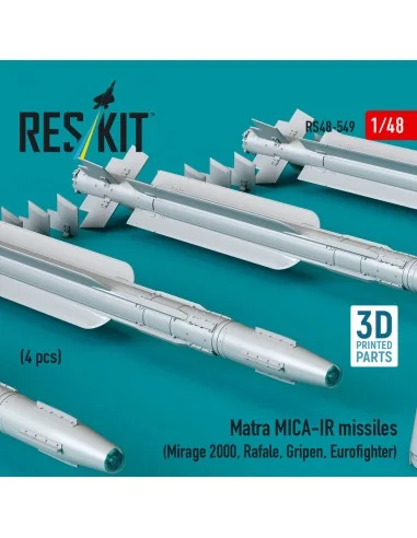 Matra MICA-IR missiles (4 pcs) (Mirage 2000, Rafale, Gripen, Eurofi...