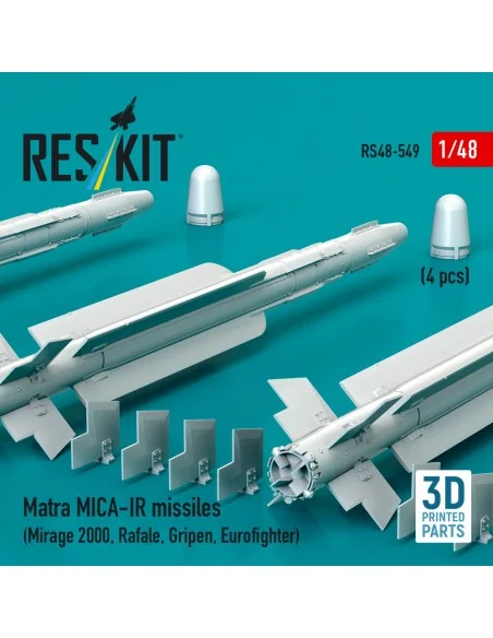 Matra MICA-IR missiles (4 pcs) (Mirage 2000, Rafale, Gripen, Eurofi...