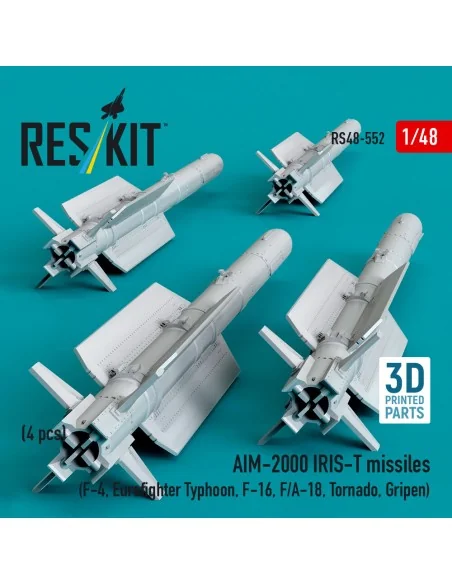 AIM-2000 IRIS-T missiles (4 pcs) (F-4, Eurofighter Typhoon, F-16, F...