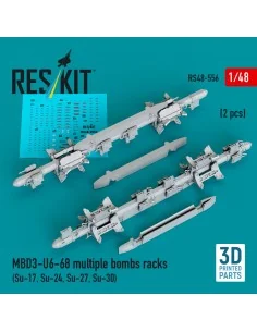 MBD3-U6-68 multiple bombs racks (2 pcs) (Su-17, Su-24, Su-27, Su-30...