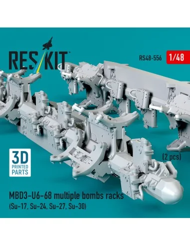 MBD3-U6-68 multiple bombs racks (2 pcs) (Su-17, Su-24, Su-27, Su-30...