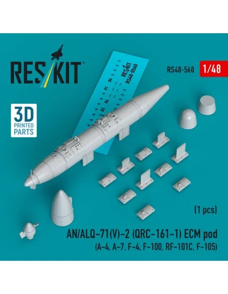 AN/ALQ-71(V)-2 (QRC-161-1) ECM pod (1pcs) (A-4, A-7, F-4, F-100, RF...