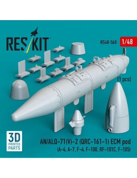AN/ALQ-71(V)-2 (QRC-161-1) ECM pod (1pcs) (A-4, A-7, F-4, F-100, RF...