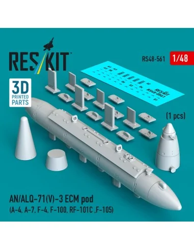 AN/ALQ-71(V)-3 ECM pod (A-4, A-7, F-4, F-100, RF-101C, F-105) (1pcs...