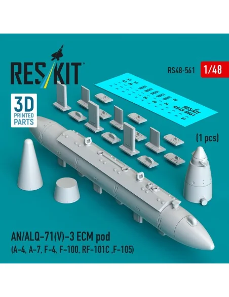 AN/ALQ-71(V)-3 ECM pod (A-4, A-7, F-4, F-100, RF-101C, F-105) (1pcs...