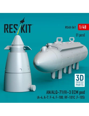 AN/ALQ-71(V)-3 ECM pod (A-4, A-7, F-4, F-100, RF-101C, F-105) (1pcs...