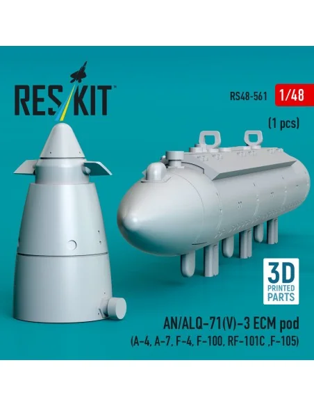 AN/ALQ-71(V)-3 ECM pod (A-4, A-7, F-4, F-100, RF-101C, F-105) (1pcs...