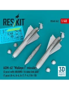 AGM-62 Walleye I missiles (2 pcs) with AN/AWG-16 data link pod (1 p...