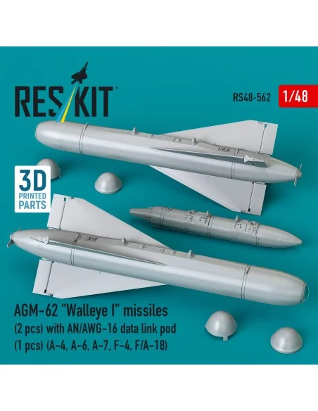 AGM-62 Walleye I missiles (2 pcs) with AN/AWG-16 data link pod (1 p...