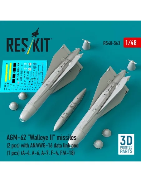 AGM-62 Walleye II missiles (2 pcs) with AN/AWG-16 data link pod (1 ...