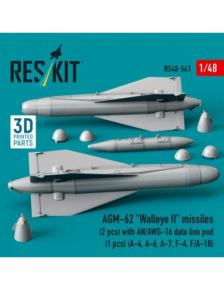 AGM-62 Walleye II missiles (2 pcs) with AN/AWG-16 data link pod (1 ...