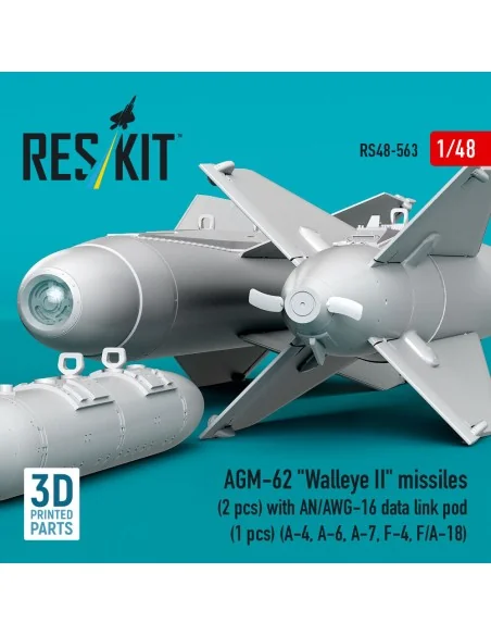 AGM-62 Walleye II missiles (2 pcs) with AN/AWG-16 data link pod (1 ...
