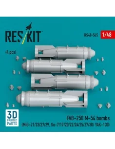 FAB-250 ?-54 bombs (4 pcs) (MiG-21/23/27/29, Su-7/17/20/22/24/25/27... 2