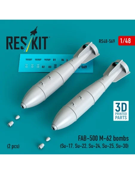 [NO_DESC] FAB-500 M-62 bombs (2 pcs) (Su-17, Su-22, Su-24, Su-25, S...