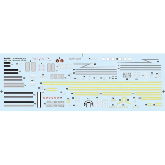Vickers VC-10 K4 Type 1170 tanker, 1/144 - Roden 328