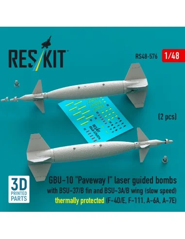 GBU-10 Paveway I laser guided bombs with BSU-37/B fin and BSU-3A/B ...