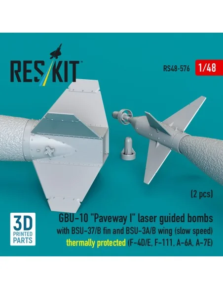 GBU-10 Paveway I laser guided bombs with BSU-37/B fin and BSU-3A/B ...
