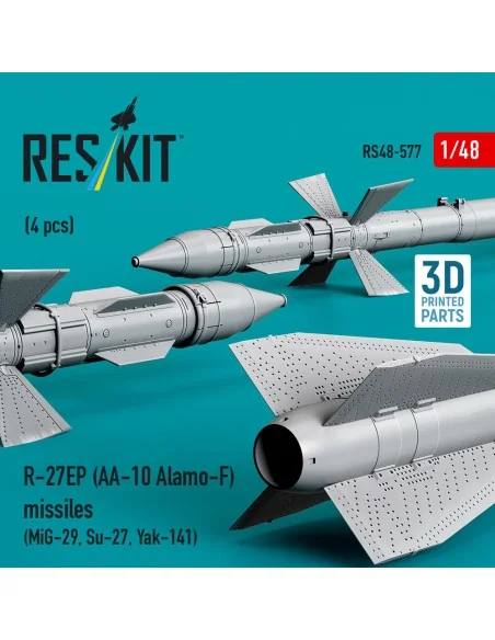 R-27EP (AA-10 Alamo-F) missiles (4 pcs) (MiG-29, Su-27, Yak-141) (3...