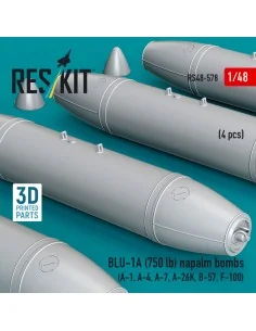 [NO_DESC] BLU-1A (750 lb) napalm bombs (4 pcs) (A-1, A-4, A-7, A-26... 2