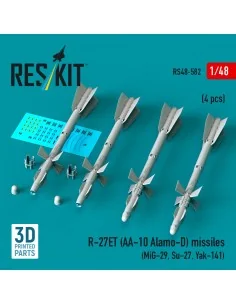 R-27ET (AA-10 Alamo-D) missiles (4 pcs) (MiG-29, Su-27, Yak-141) (3...