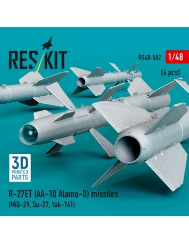 R-27ET (AA-10 Alamo-D) missiles (4 pcs) (MiG-29, Su-27, Yak-141) (3...