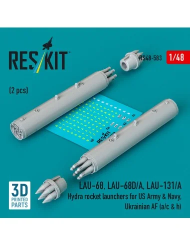 LAU-68, LAU-68D/A, LAU-131/A Hydra rocket launchers for US Army & N...