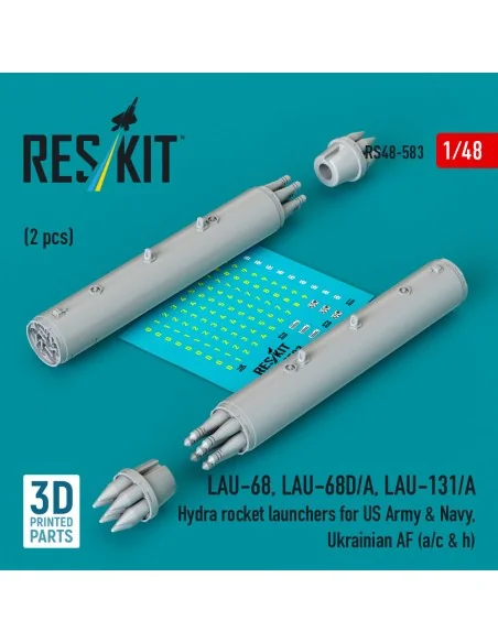 LAU-68, LAU-68D/A, LAU-131/A Hydra rocket launchers for US Army & N...