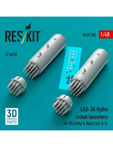 [NO_DESC] LAU-3A Hydra rocket launchers for US Army & Navy (a/c & h...