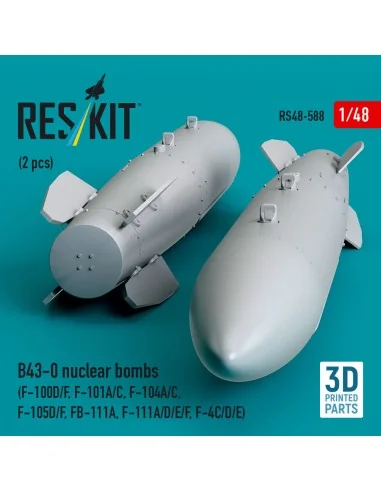 B43-0 nuclear bombs (2 pcs) (F-100D/F, F-101A/C, F-104A/C, F-105D/F...