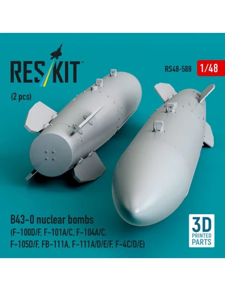 B43-0 nuclear bombs (2 pcs) (F-100D/F, F-101A/C, F-104A/C, F-105D/F...