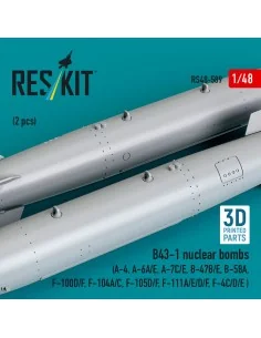 B43-1 nuclear bombs (2 pcs) (A-4, A-6A/E, A-7C/E, B-47B/E, B-58A, F... 2