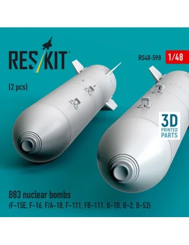 B83 nuclear bombs (2 pcs) (F-15E, F-16, F/A-18, F-111, FB-111, B-1B...