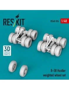 B-58 Hustler weighted wheel set (3D Printed), 1/48 - ResKit Models ...