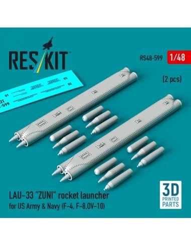 [NO_DESC] LAU-33 ZUNI rocket launcher for US Army & Navy (2 pcs) (F...