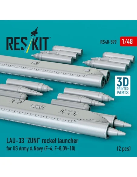 LAU-33 ZUNI rocket launcher for US Army & Navy (2 pcs) (F-4, F-8, O...