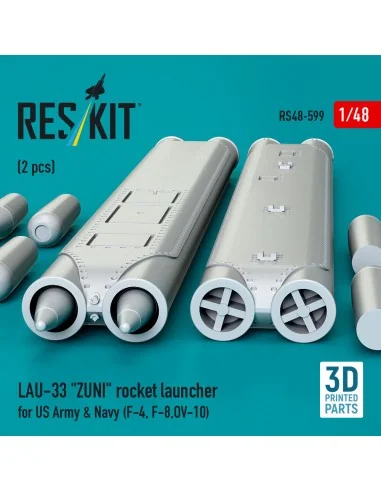 LAU-33 ZUNI rocket launcher for US Army & Navy (2 pcs) (F-4, F-8, O...