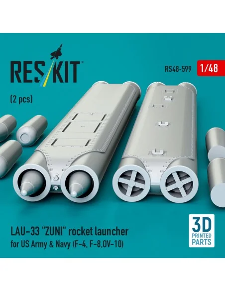 LAU-33 ZUNI rocket launcher for US Army & Navy (2 pcs) (F-4, F-8, O...