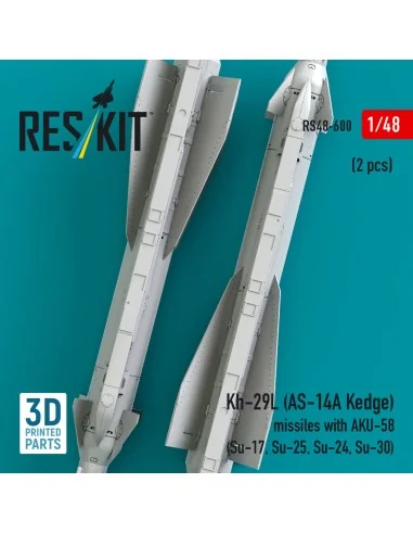 Kh-29L (AS-14A Kedge) missiles with AKU-58 (2 pcs) (Su-17, Su-25, S...