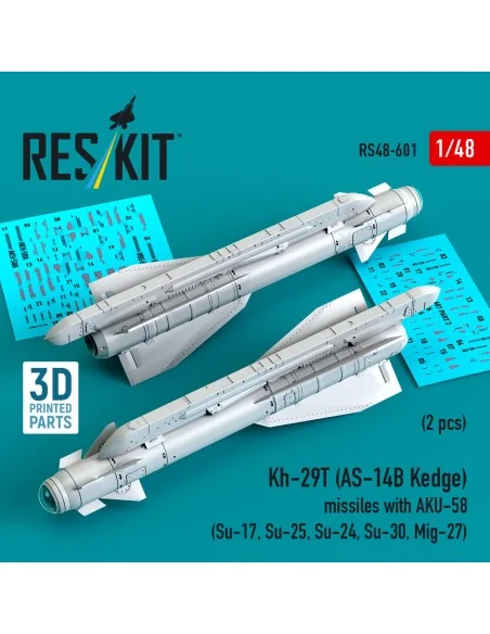 Kh-29T (AS-14B Kedge) missiles with AKU-58 (2 pcs) (Su-17, Su-25, S...