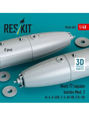 Mark 77 napalm bombs Mod. 2 (2pcs) (A-4, A-26K, F-4, AV-8B, F/A-18)...