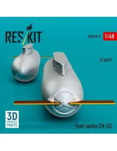 Fuel tanks ??-53 (2 pcs) (3D Printed), 1/48 - ResKit Models RSU48-0005 2