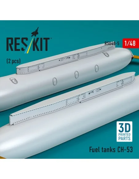 [NO_DESC] Fuel tanks ??-53 (2 pcs) (3D Printed), 1/48 - ResKit Mode...