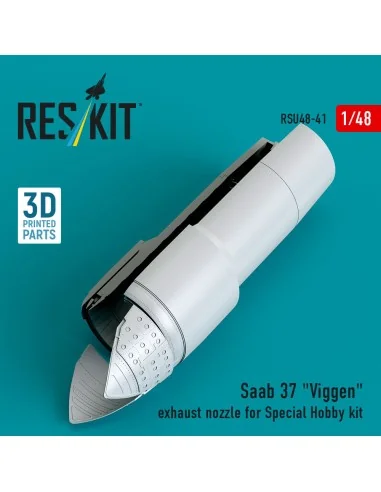[NO_DESC] Saab 37 Viggen exhaust nozzle for Special Hobby kit (3D P...
