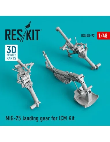 [NO_DESC] MiG-25 landing gear for ICM Kit, 1/48 - ResKit Models RSU...