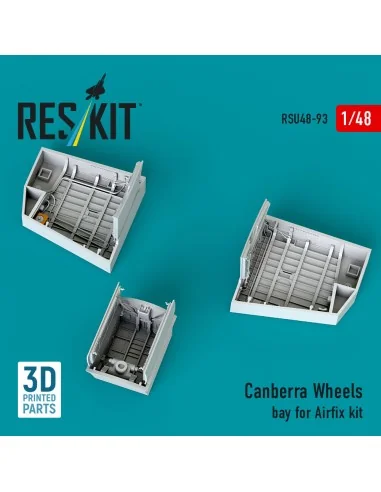 Canberra Wheels bay for Airfix kit (3D Printed), 1/48 - ResKit Mode...