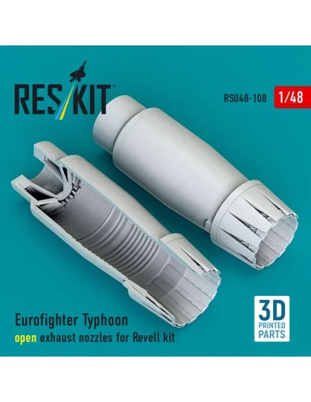 Eurofighter Typhoon open exhaust nozzles for Revell kit (3D Printed...