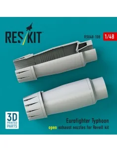 Eurofighter Typhoon open exhaust nozzles for Revell kit (3D Printed... 2